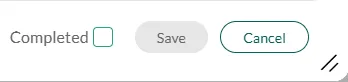 Change Completed status of a follow-up -screenshot
