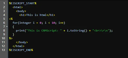 Example -screenshot