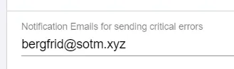 SCIM email notifications -screenshot
