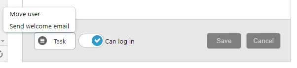 Send welcome email -screenshot